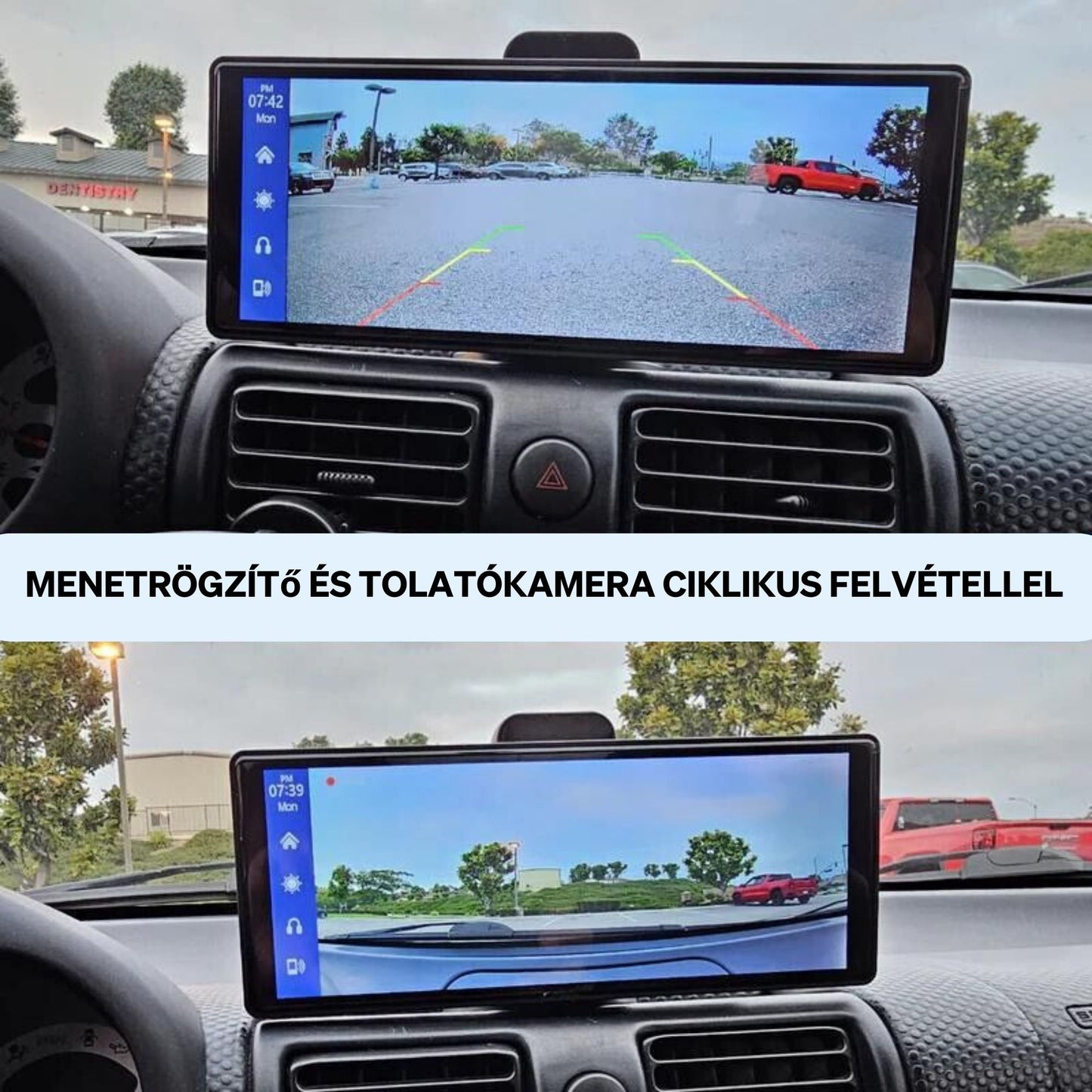Carsync PRO + 4K menetrögzítő kamera + tolatókamera